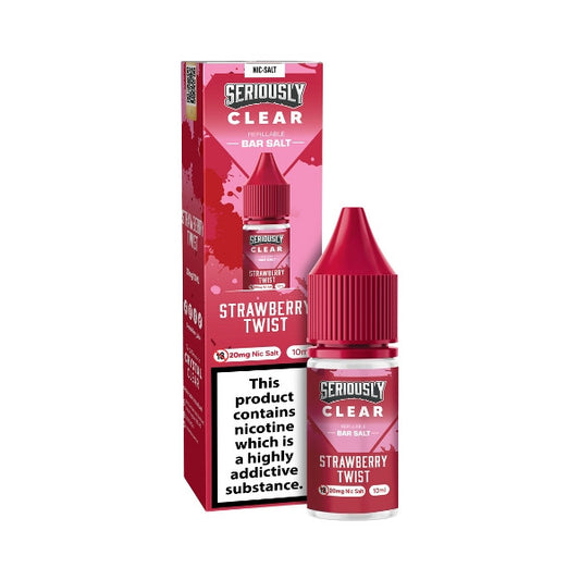 Strawberry Twist Seriously Clear Nic Salt Eliquid