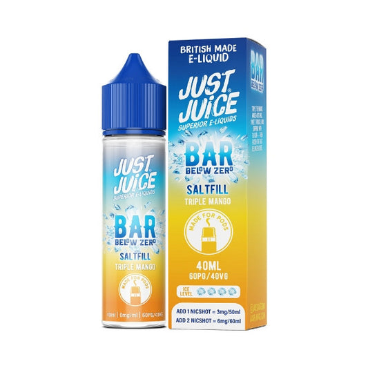 Just Juice Bar Below Zero - 40ml - Triple Mango - Saltfill [0MG]