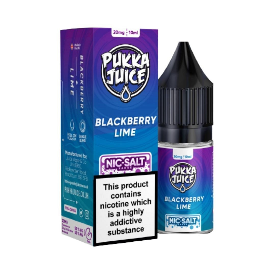 Pukka Juice - Nic Salt - Blackberry Lime [10MG]-0