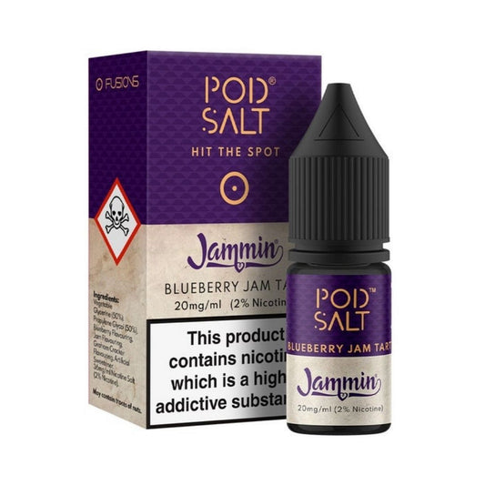 Pod Salt Fusion - Nic Salt -  Blueberry Jam Tart [20MG]-0
