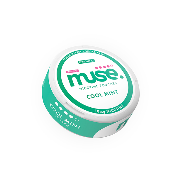 Muse Cool Mint Nicotine Pouches with 18mg nicotine pouches UK for a refreshing experience