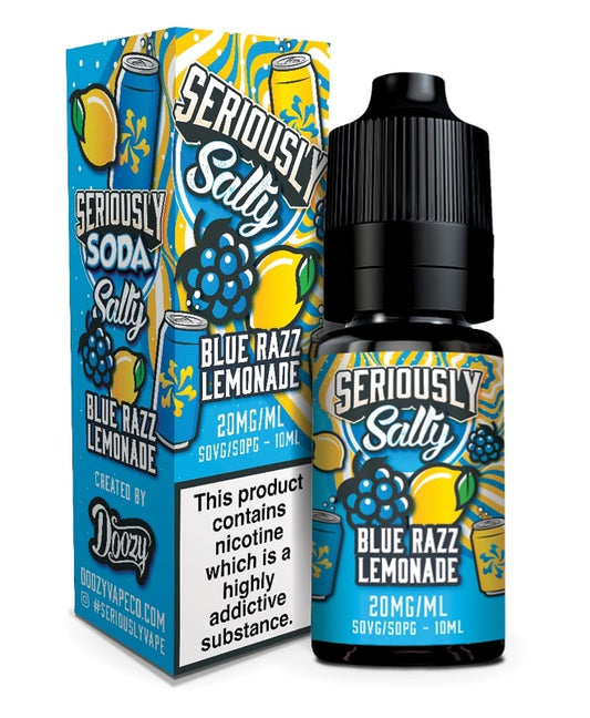 Doozy Vape - Seriously Soda Salts - Blue Razz Lemonade [20mg]-0