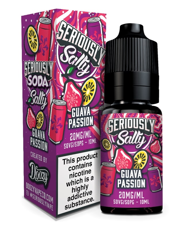 Doozy Vape - Seriously Soda Salts - Guava Passion [20mg]-0