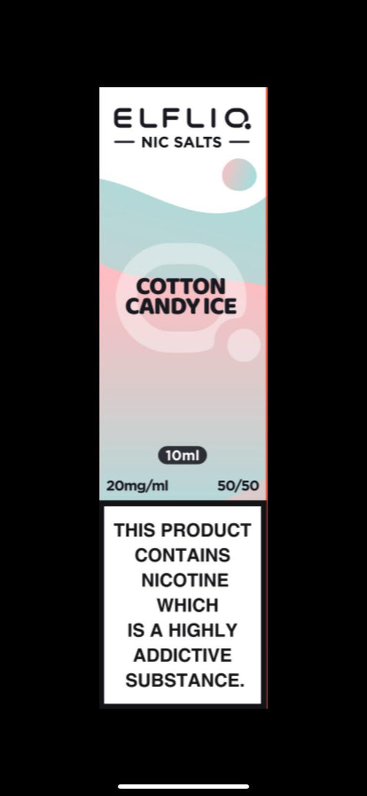 Elf Bar ELFLIQ - Nic Salt - Cotton Candy Ice [10mg]-0