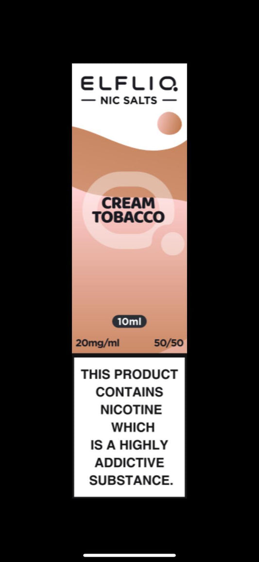 Elf Bar ELFLIQ - Nic Salt - Cream Tobacco [10mg]-0