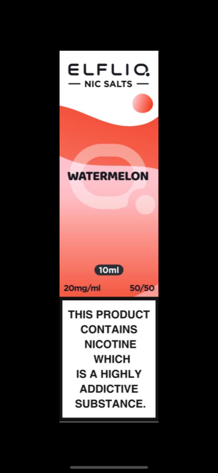 Elf Bar ELFLIQ - Nic Salt - Watermelon [10mg]-0