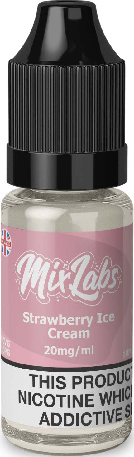 Mix Labs Strawberry Ice Cream Nic Salt Eliquid