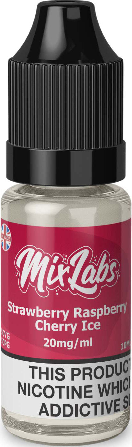 Mix Labs Strawberry Raspberry Cherry Ice Nic Salt Eliquid