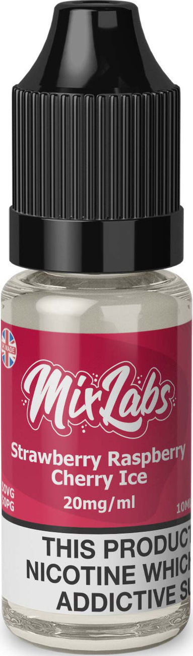 Mix Labs Strawberry Raspberry Cherry Ice Nic Salt Eliquid – Vape Center