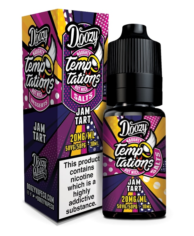 Doozy Vape - Temptations Salts - Jam Tart [10mg]-0