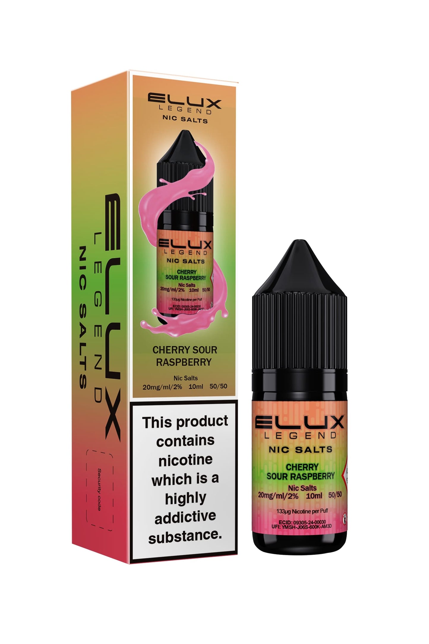 Elux - Nic Salt [Cherry Sour Raspberry 10mg]
