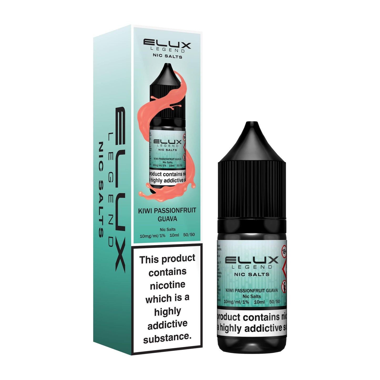 Elux Kiwi Passionfruit Guava Nic Salt Eliquid