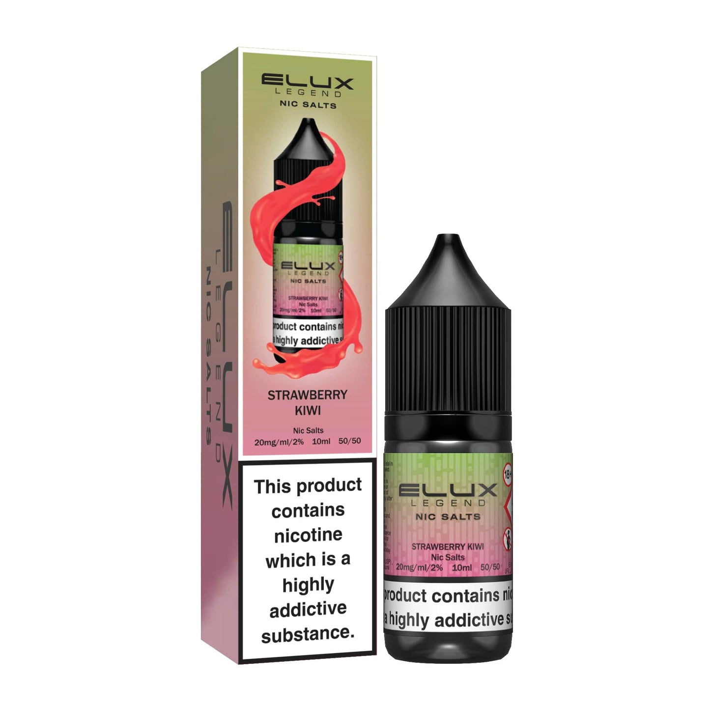 Elux Strawberry Kiwi Nic Salt Eliquid
