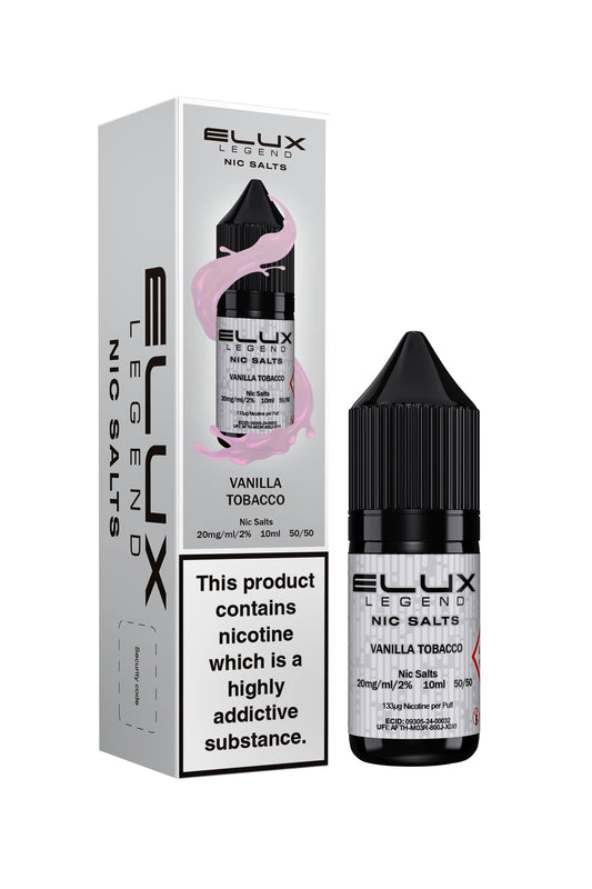 Elux - Nic Salt [Vanilla Tobacco 10mg]
