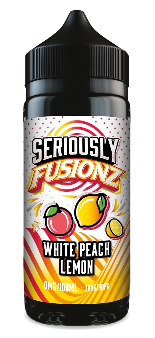 Doozy Vape Seriously Fusionz White Peach Lemon 100ml Eliquid