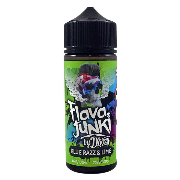 Doozy Vape - Flava Junki - 100ml [Blue Razz &amp; Lime]-0