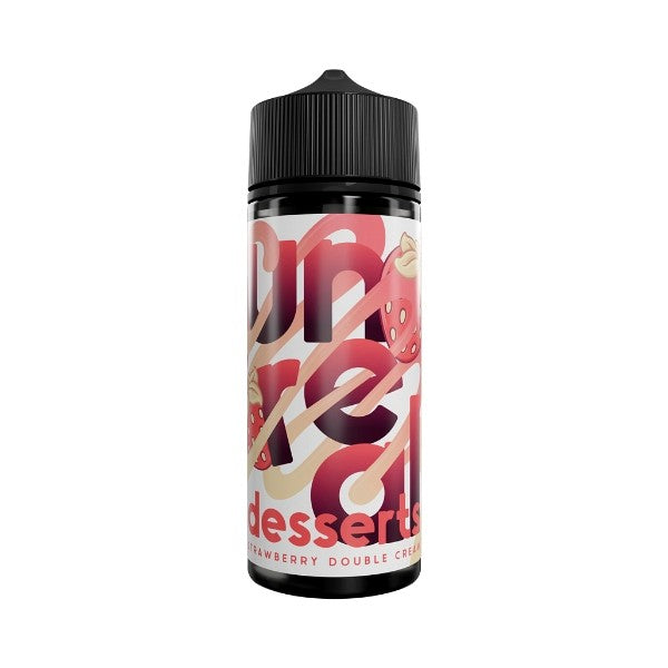 Unreal Desserts Strawberry Double Cream 100ml Eliquid