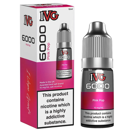IVG 6000 - Nic Salt - Pink Pop [10mg]-0