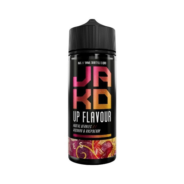 JAKD Unreal Berries Rhubarb & Raspberry 100ml Eliquid