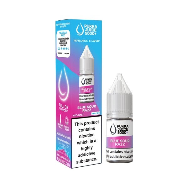Pukka Juice 5000+ - Nic Salt - Blue Sour Razz [10MG]