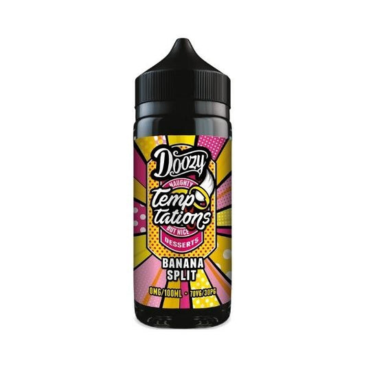 Doozy Vape Doozy Temptation Banana Split 100ml Eliquid