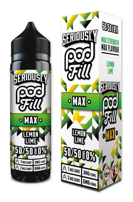Doozy Vape - Seriously Pod Fill Max - 40ml - Lemon Lime [50/50]