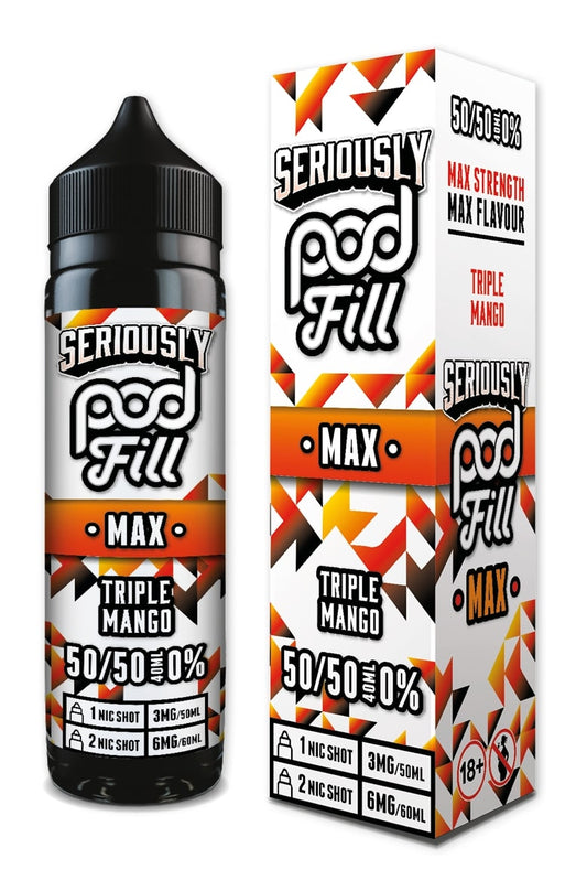 Doozy Vape - Seriously Pod Fill Max - 40ml - Triple Mango [50/50]