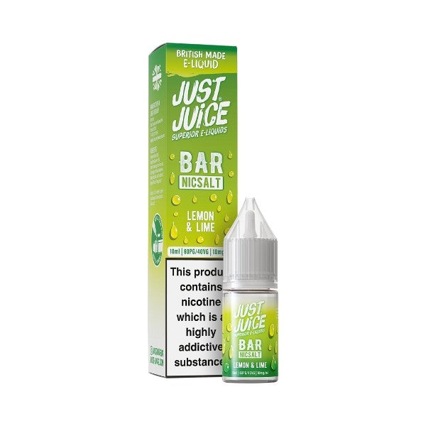 Just Juice Bar Range - Nic Salt - Lemon &amp; Lime [10MG]