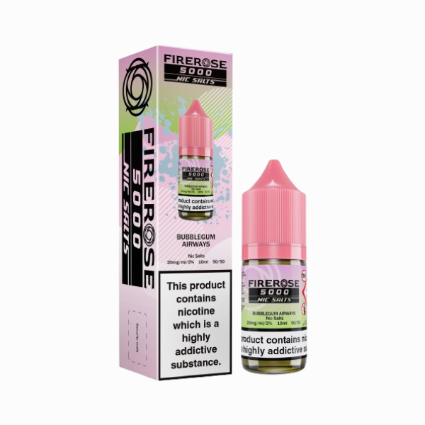 Elux Firerose 5000 - Nic Salt - Bubblegum Airways [20MG]