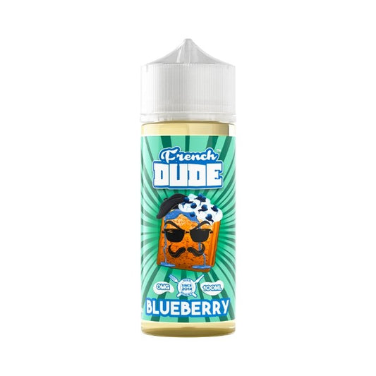 French Dude Blueberry 100ml Shortfill Eliquid