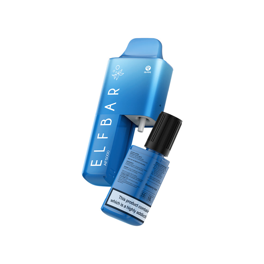 Elf Bar AF5000 Rechargeable Pod - Blueberry Ice [20MG]-0