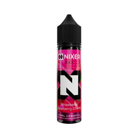 Nixer Strawberry Cherry Raspberry 30ml Longfill Eliquid