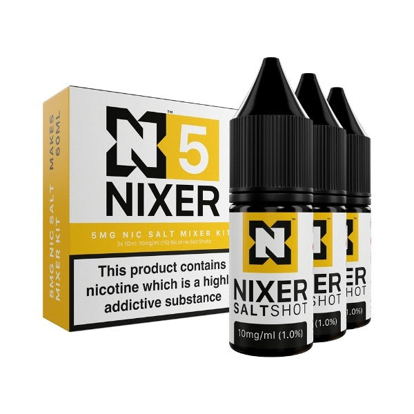 Nixer - Nic Shot - Salt [5MG] - 3 Pack