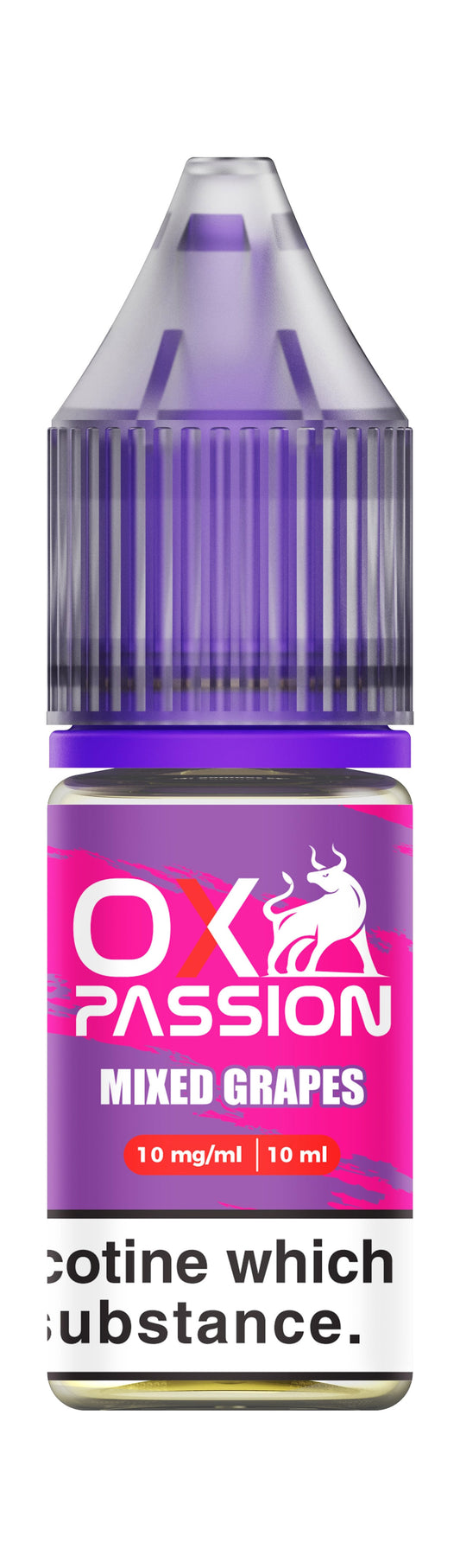 Ox Passion - Nic Salt [Mixed Grapes 10mg]