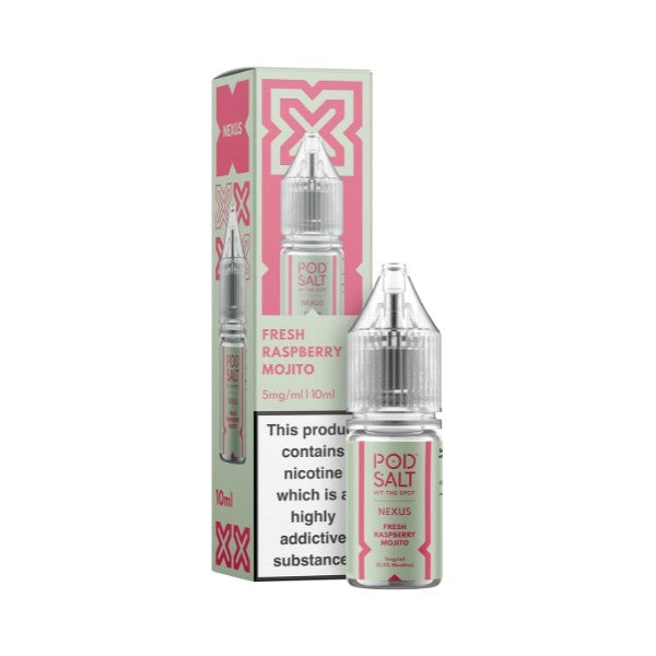 Pod Salt Nexus - Nic Salt - Fresh Raspberry Mojito [5MG]