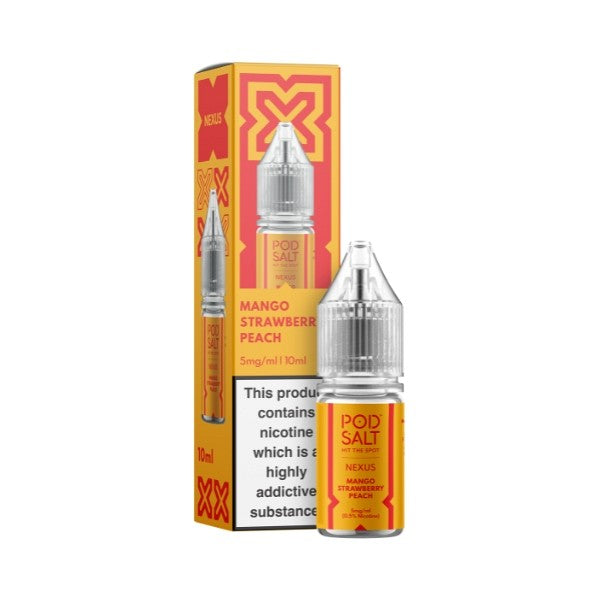 Pod Salt Nexus - Nic Salt - Mango Strawberry Peach [20MG]