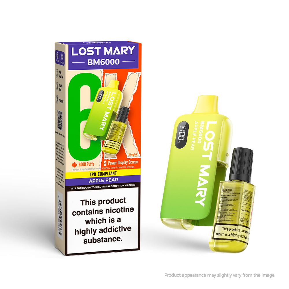 20mg Lost Mary BM6000 Rechargeable Pod
