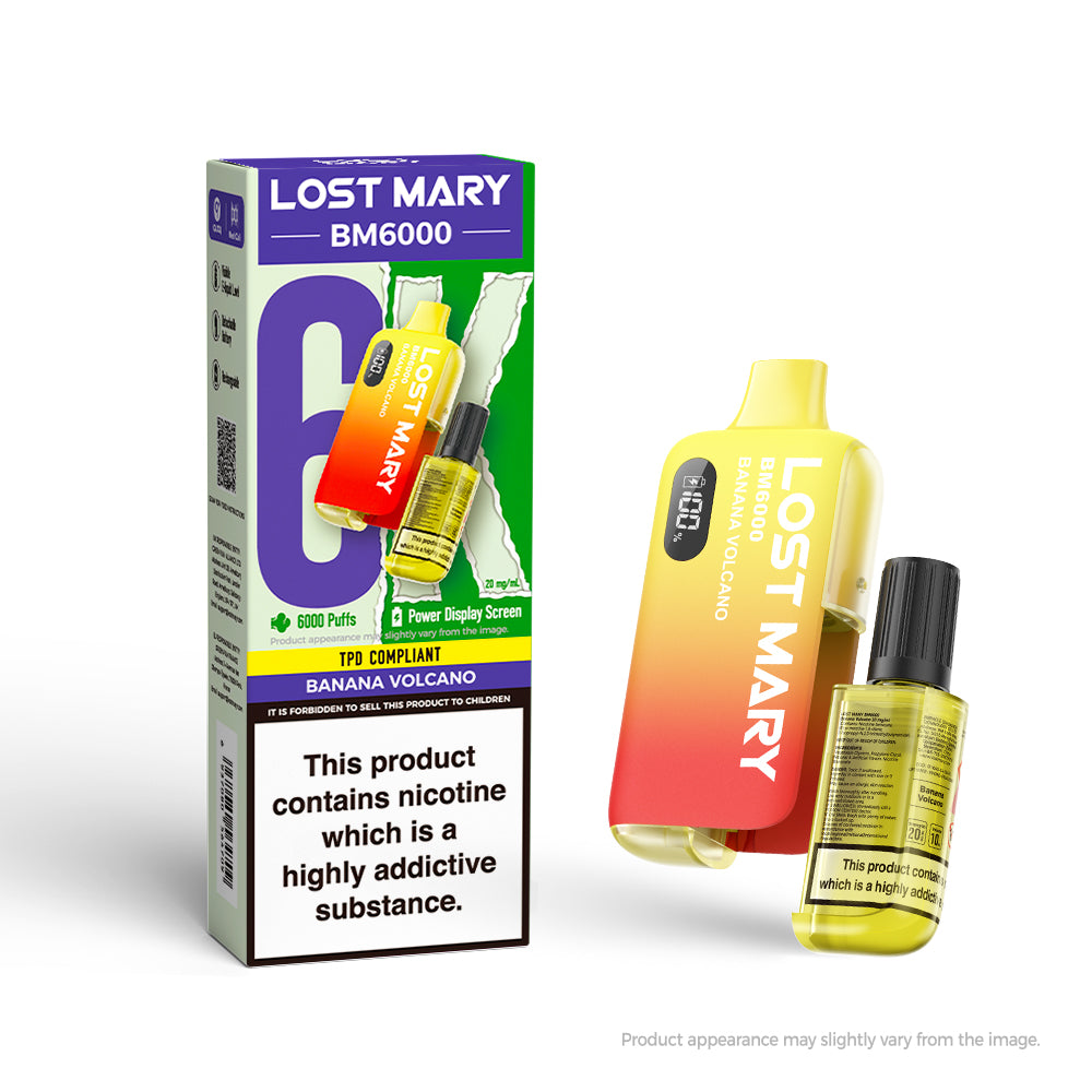 20mg Lost Mary BM6000 Rechargeable Pod