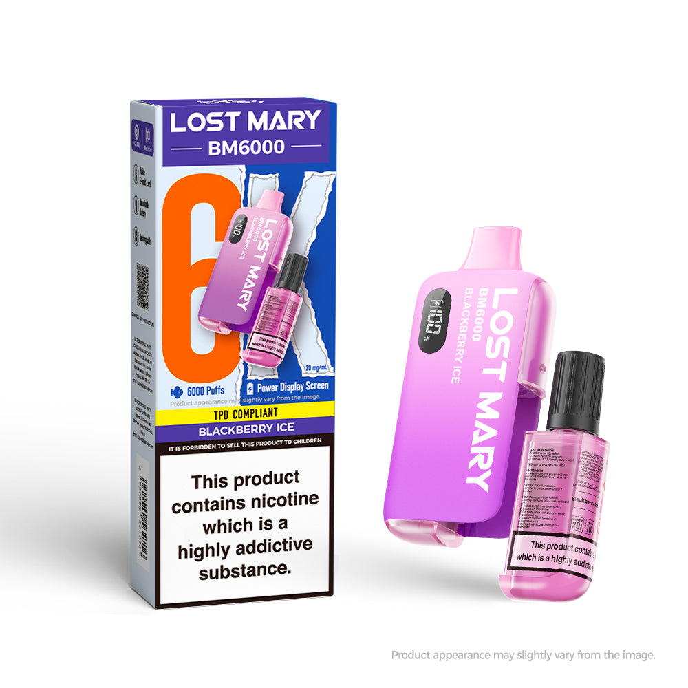 20mg Lost Mary BM6000 Rechargeable Pod