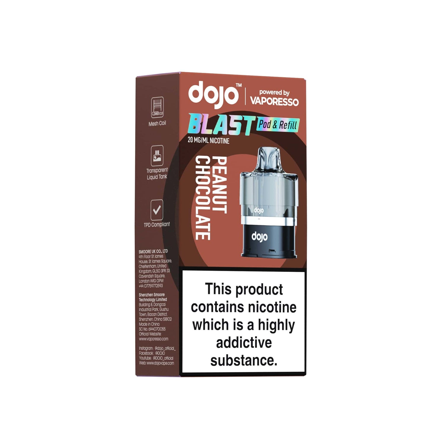 20mg DOJO BLAST 6000 Pod & Refill (Powered by Vaporesso)