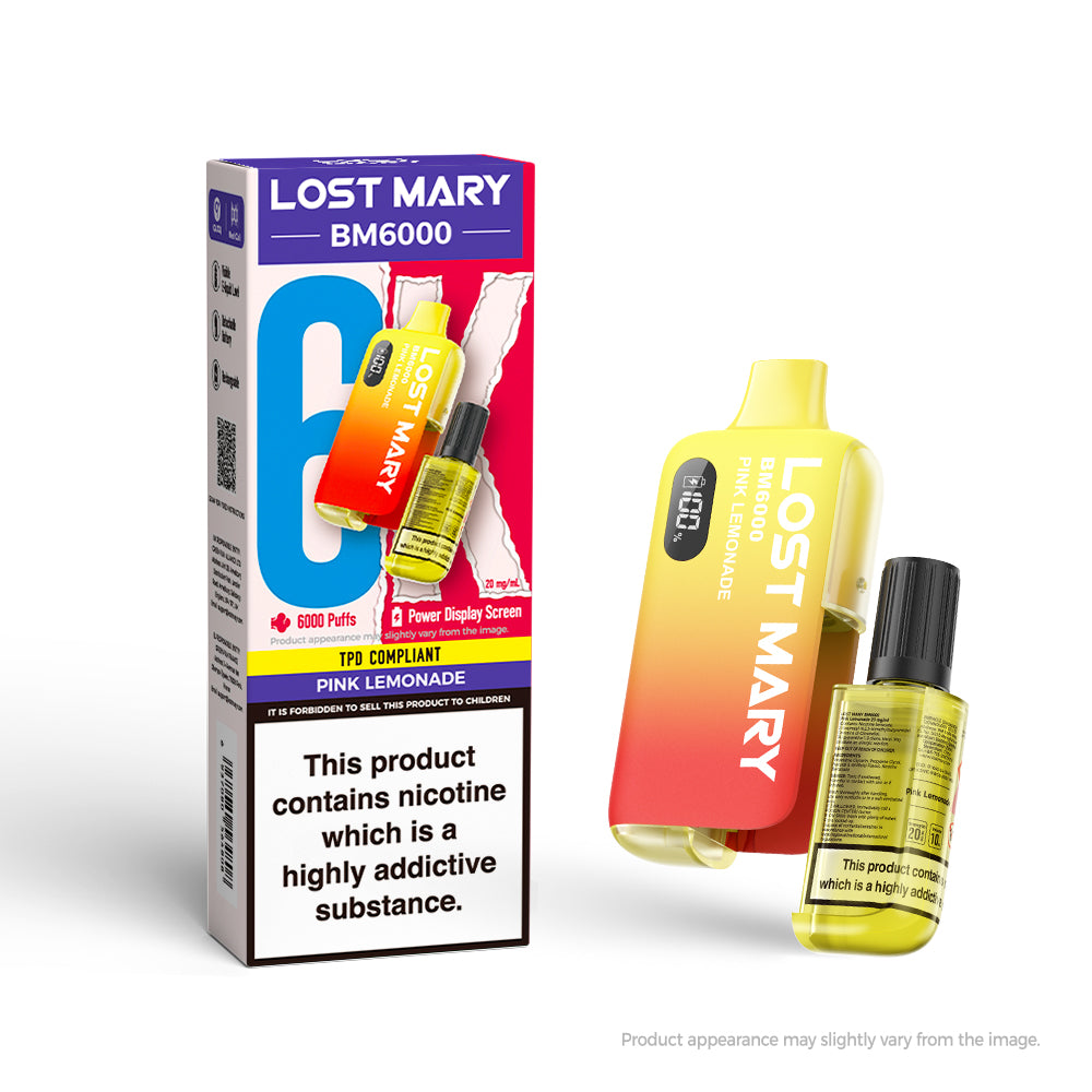 20mg Lost Mary BM6000 Rechargeable Pod