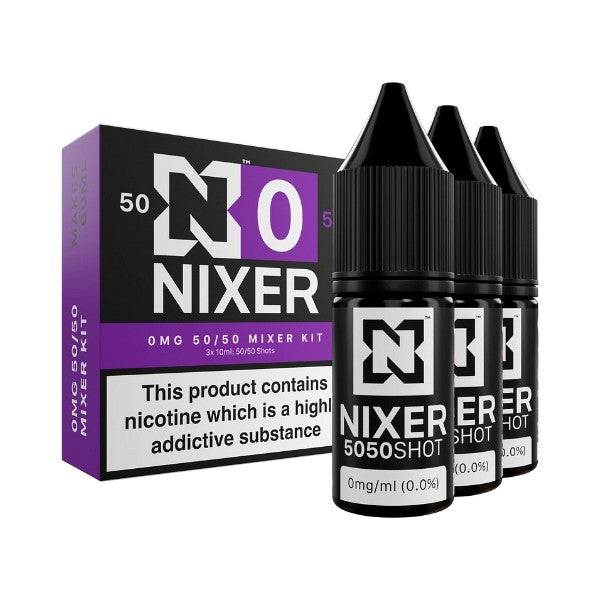Nixer - Nic Shot 50/50 Zero Nicotine Shot