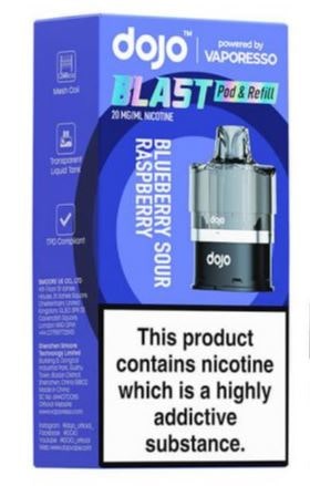 20mg DOJO BLAST 6000 Pod & Refill (Powered by Vaporesso)