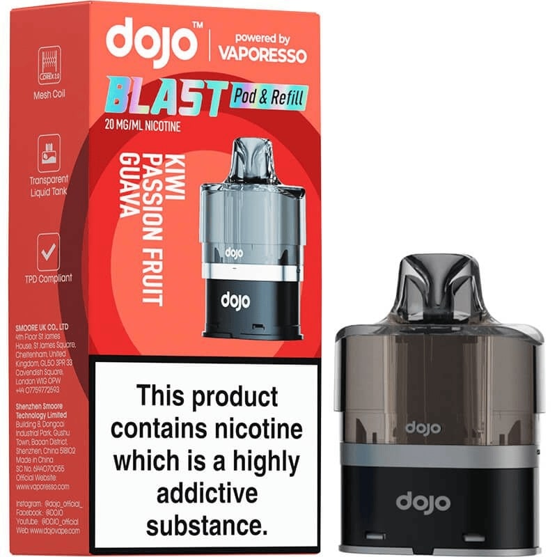 20mg DOJO BLAST 6000 Pod & Refill (Powered by Vaporesso)
