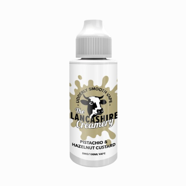 The Lancashire Creamery Pistachio & Hazelnut Custard 100ml Eliquid
