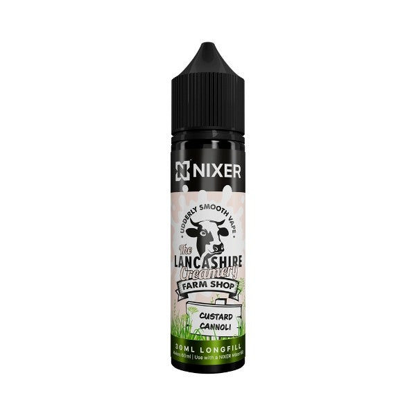 Nixer X The Lancashire Creamery Farm Shop Custard Cannoli 30ml Longfill