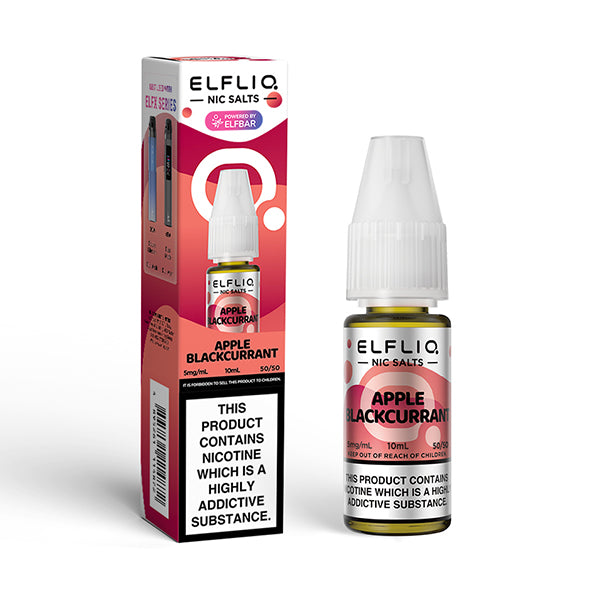 Elf Bar ELFLIQ Apple Blackcurrant Nic Salt Eliquid