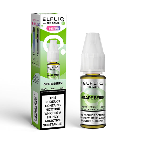 Elf Bar ELFLIQ Grape Berry Nic Salt Eliquid