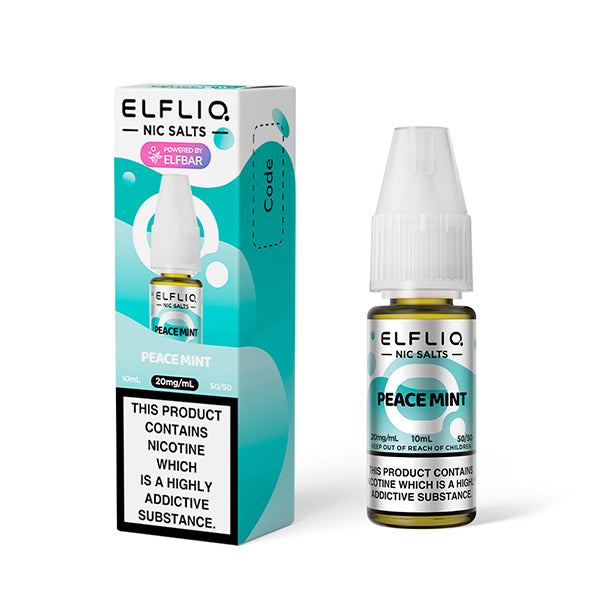 Elf Bar ELFLIQ Peace Mint Nic Salt Eliquid