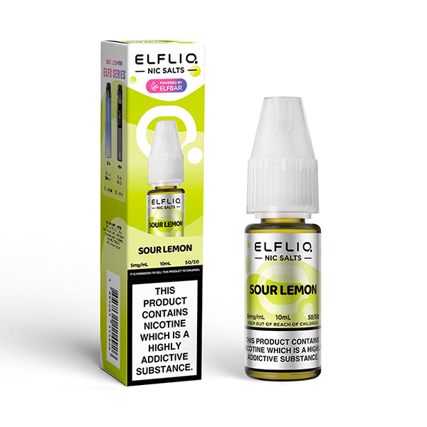 Elf Bar ELFLIQ Sour Lemon Nic Salt Eliquid